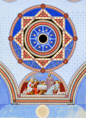 Ottawa Opera House, Ottawa, Illinois, Wall Stencil Design