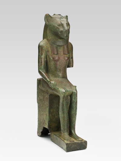 Statuette of a Lion-headed God, probably Horus of Buto
