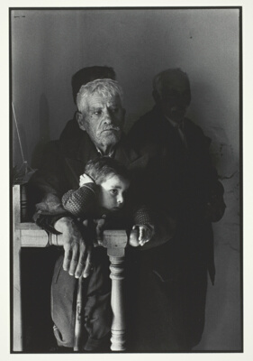 Grandfather and Grandson in Church, from the series "A Greek Portfolio"