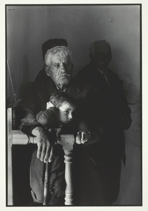 Grandfather and Grandson in Church, from the series "A Greek Portfolio"