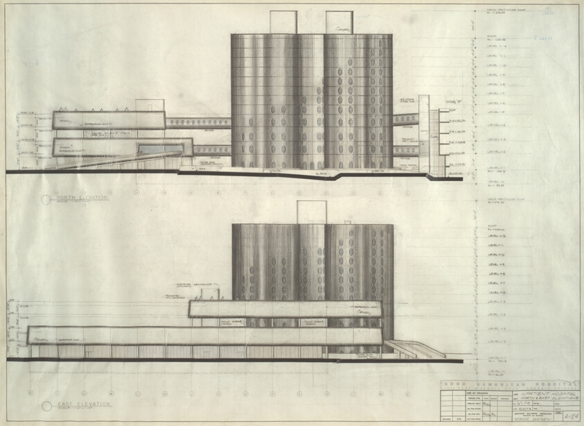 Good Samaritan Hospital, Phoenix, Arizona, Elevations