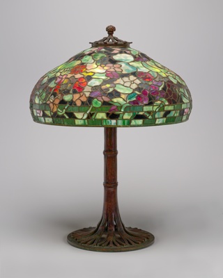 Lamp with “Nasturtium” Shade and “Bamboo” Base