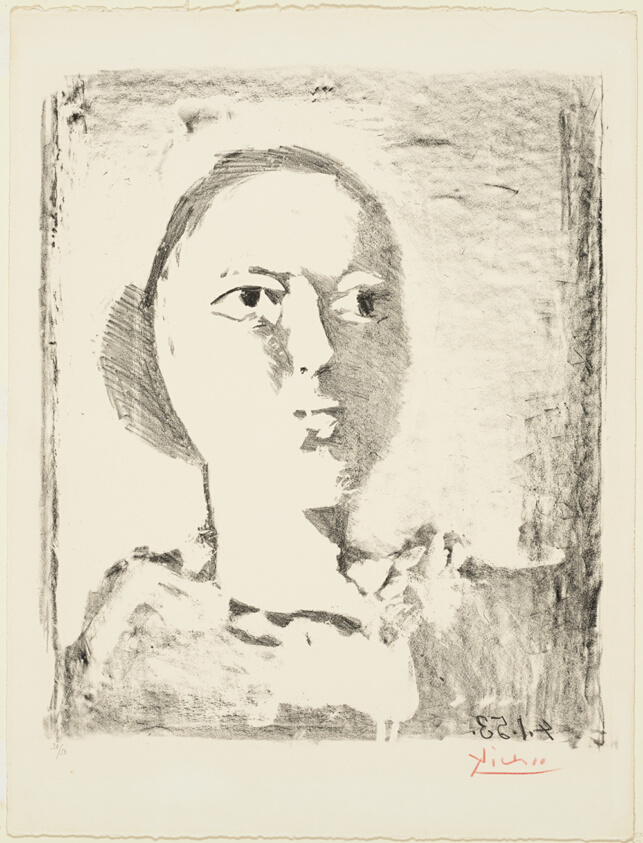 Head of a Woman, Three-Quarter-Face