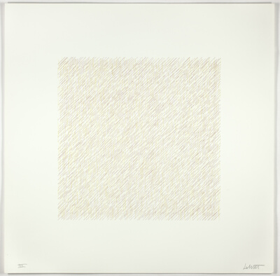 Lines of One Inch, Four Directions, Four Colors, from Sixteen Lithographs in Color