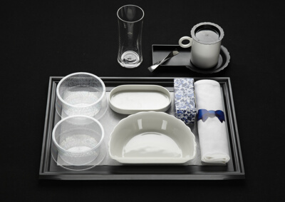 Tableware for KLM's World Business Class (2 sets)