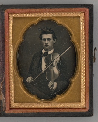 Untitled (Portrait of a Man Holding a Violin)