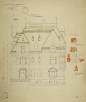 William Borden Residence, Chicago, Illinois, South Elevation