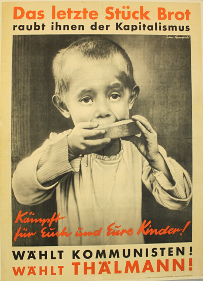 Capitalism Robs You of the Last Piece of Bread (Das letzte Stück Brot raubt Ihnen der Kapitalismus)