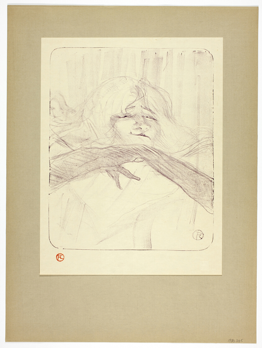 Linger, longer, loo, plate seven from Yvette Guilbert