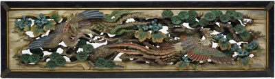 Transom panels (ramma) from the Phoenix Pavilion (Hōōden)