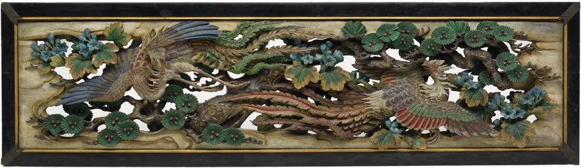 Transom panels (ramma) from the Phoenix Pavilion (Hōōden)