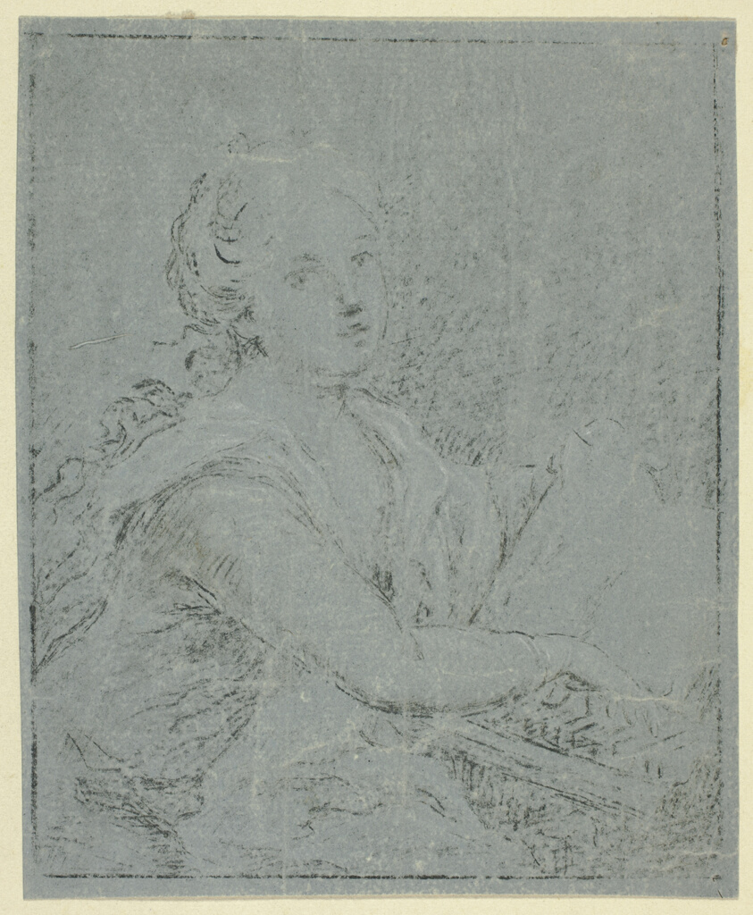 Woman at Spinet