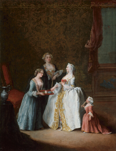 Lady at Her Toilette