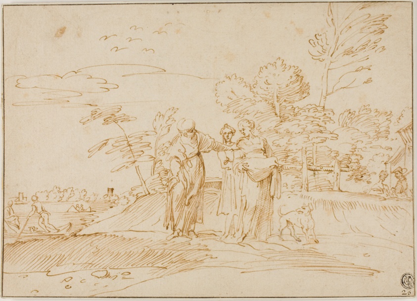 Naomi Counseling Ruth Near the Farm of Boaz