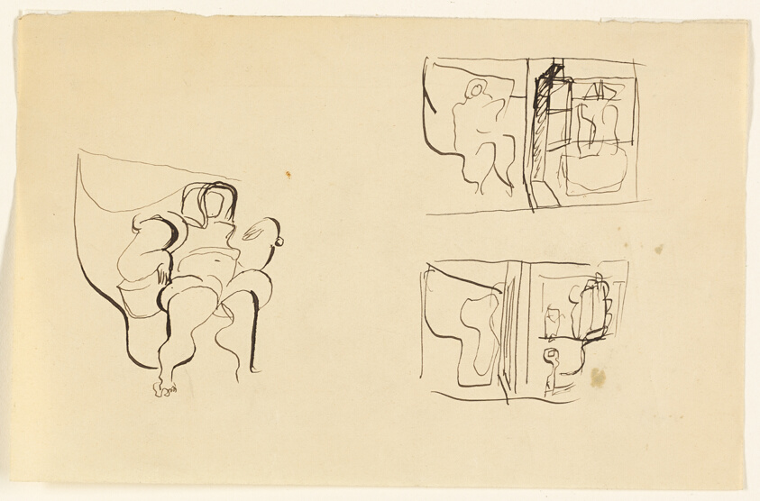 Three Sketches for a Composition