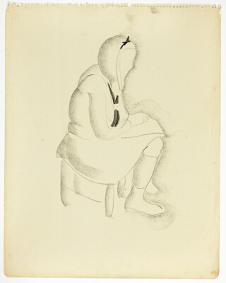 Untitled (Study of a Seated Woman)