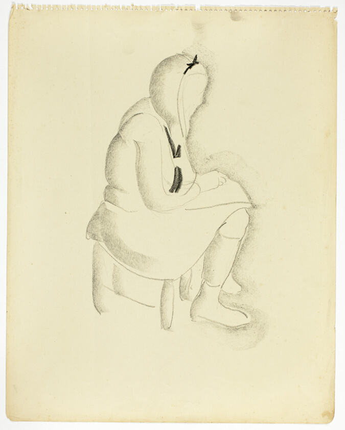 Untitled (Study of a Seated Woman)