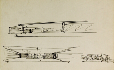 Hubbe House, Magdeburg, Germany, Perspective Study