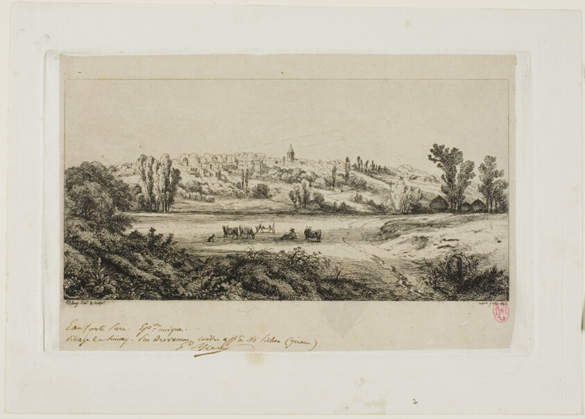 View of the Village of Limay