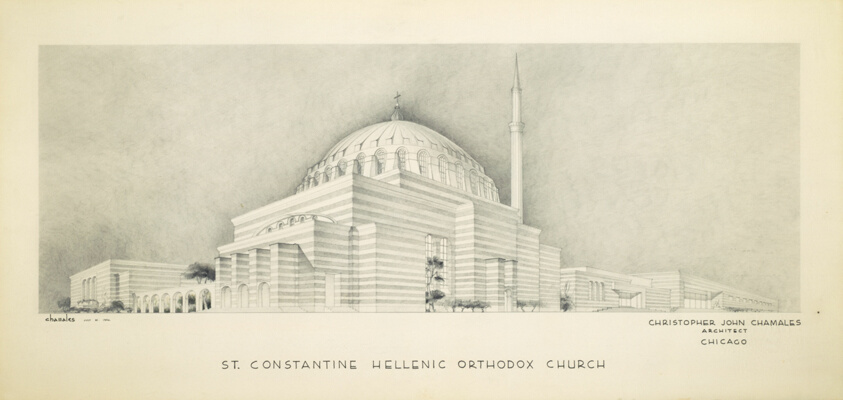 Saint Constantine Church, Chicago, Illinois, Perspective