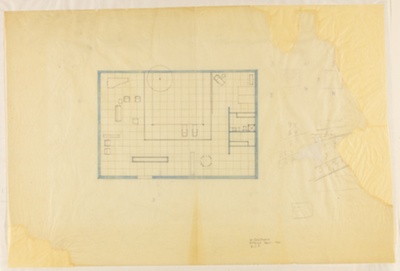 House with Courtyard, Student Project, Plan
