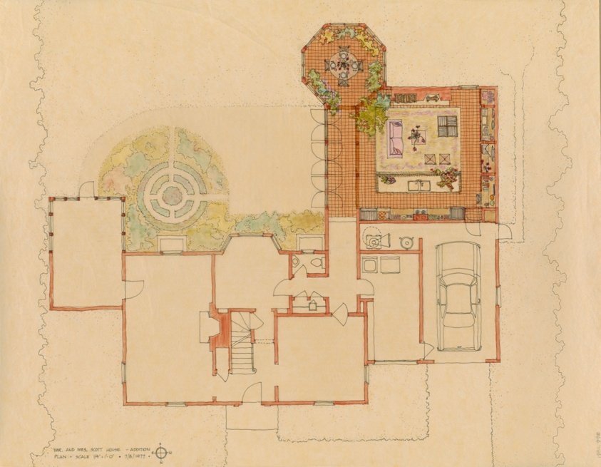 Scott House Addition, Design Drawings