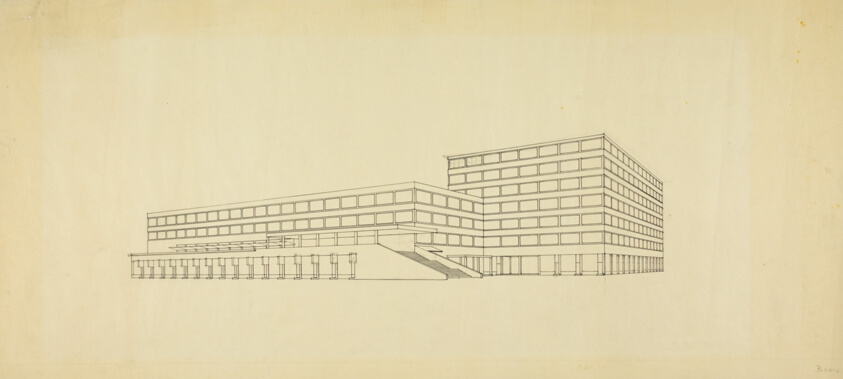 Stock Exchange, Rotterdam, Netherlands, Perspective