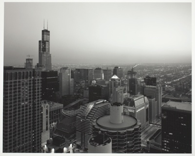 IBM Building Roof, View Southwest