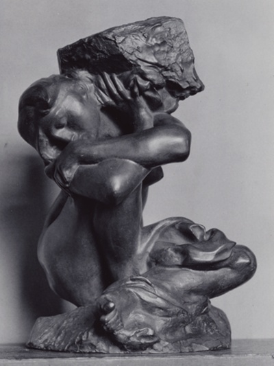 The Fallen Caryatid Carrying Her Stone