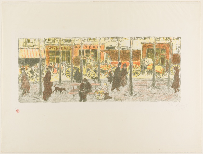 Boulevard, from Some Aspects of Paris Life