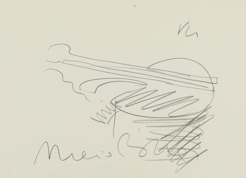 Monte Tamaro Chapel, Switzerland, Concept Sketch