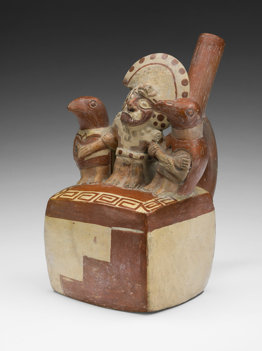Vessel Depicting a Prisoner with Avian Captors