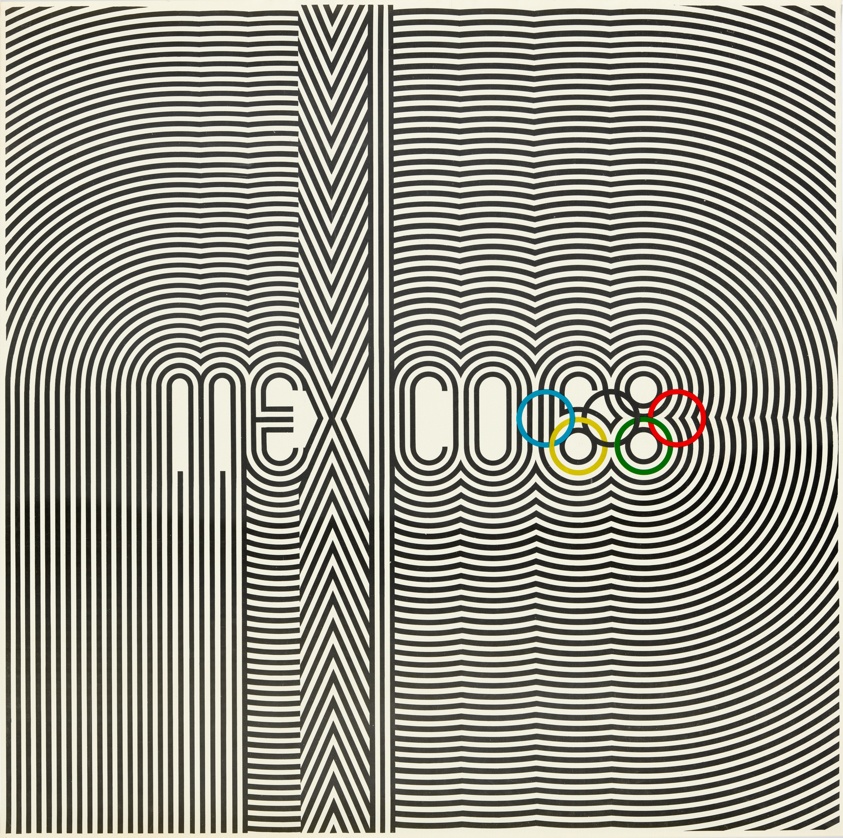 Mexico 68 Olympics Logo Poster