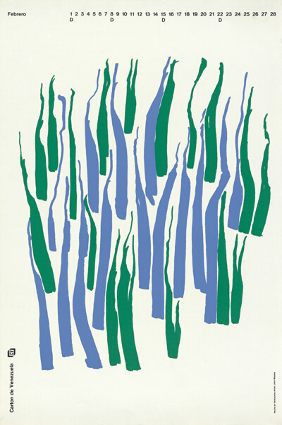 Carton de Venezuela, Febrero, Poster