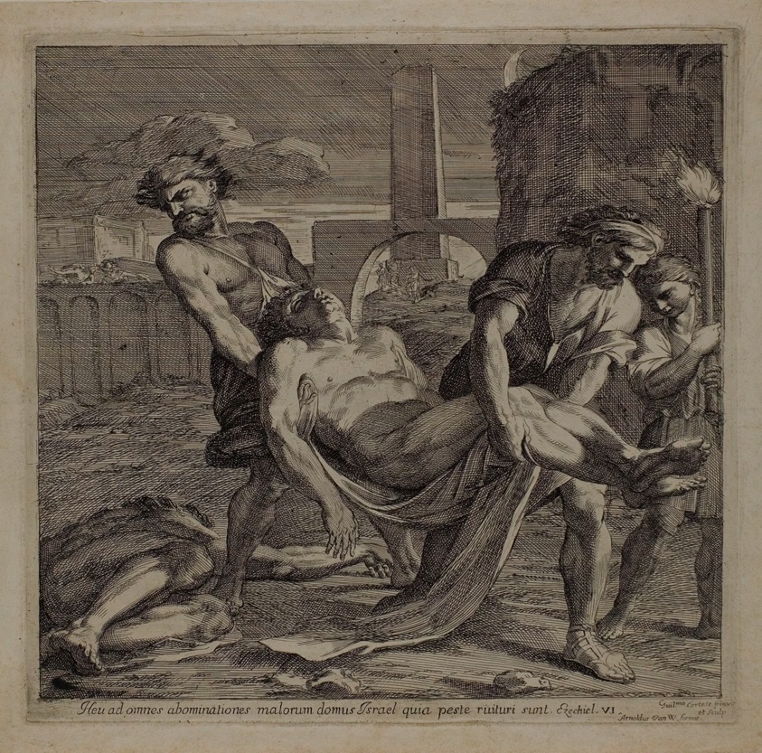 Saints Abdon and Sennen Bury the Remains of Christian Martyrs