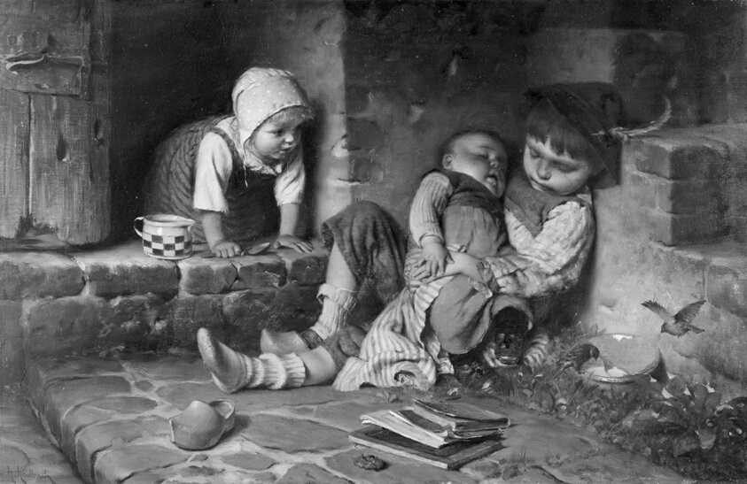 Young Children Sleeping