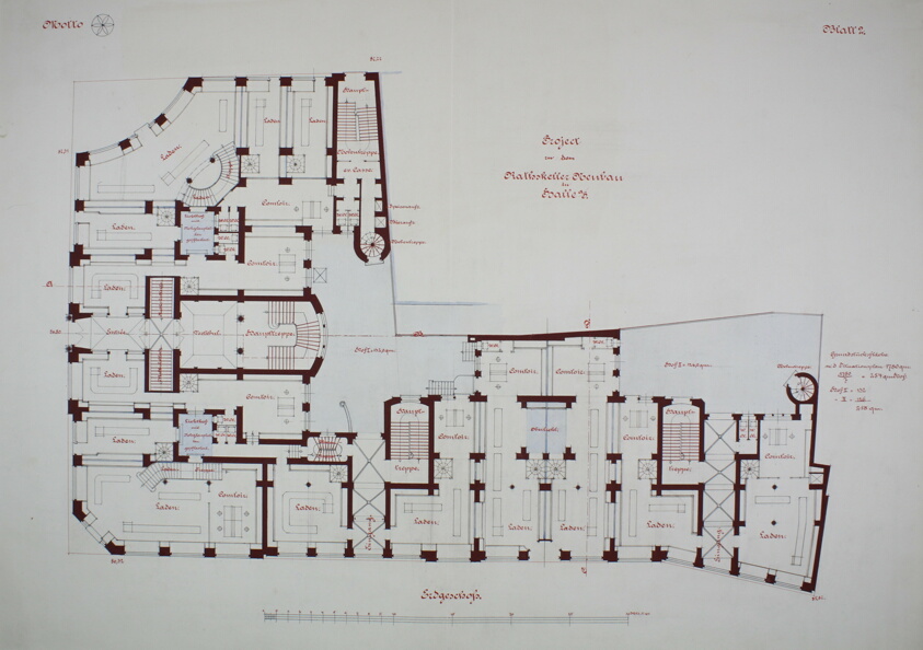 Rathskeller Neubau, Halle (Saale), Saxony-Anhalt, Germany, Ground Floor Plan