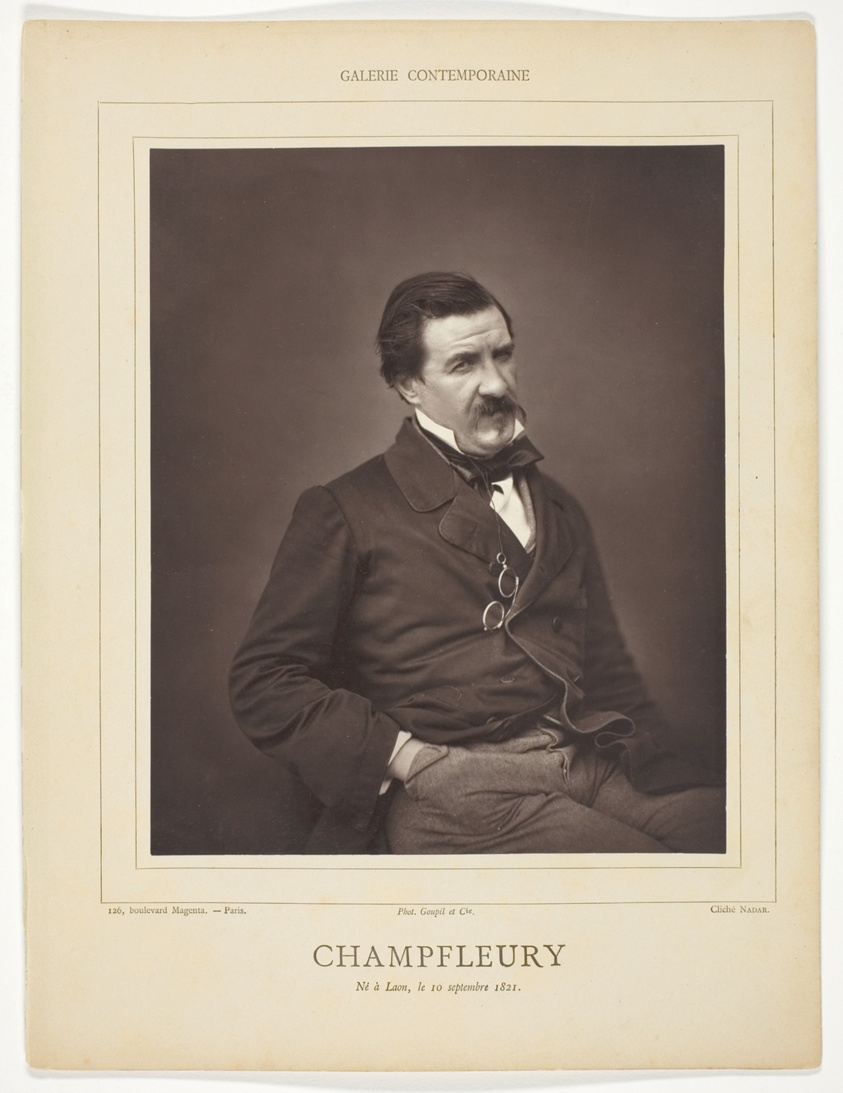 Champfleury (born Jules François Felix Fleury-Husson, French critic and novelist, 1821-1889)