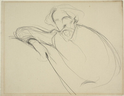Study of Alphonse Daudet