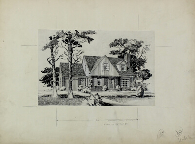Cape Cod Style House, Small Homes Guide, Perspective