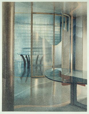 Celia L. Marriott Apartment, Chicago, Illinois, Interior Perspective