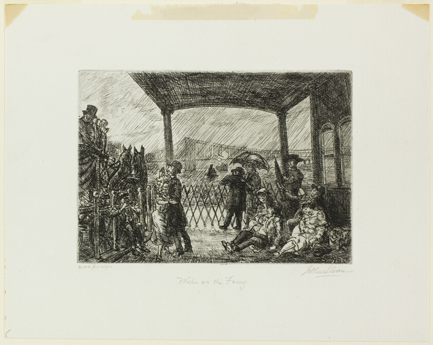 The Wake on the Ferry