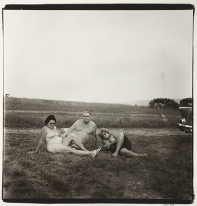A Family One Evening In A Nudist Camp, Pennsylvania