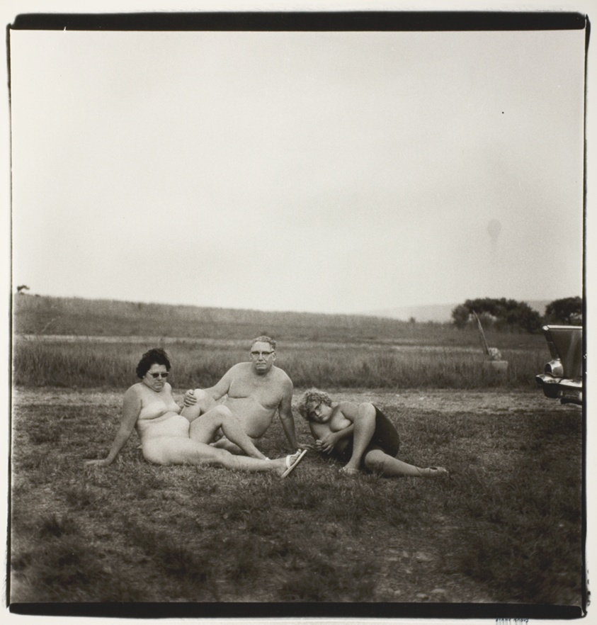 A Family One Evening In A Nudist Camp, Pennsylvania