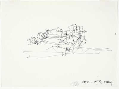 Frederick R. Weisman Art Museum, Minneapolis, Minnesota, Concept Sketch