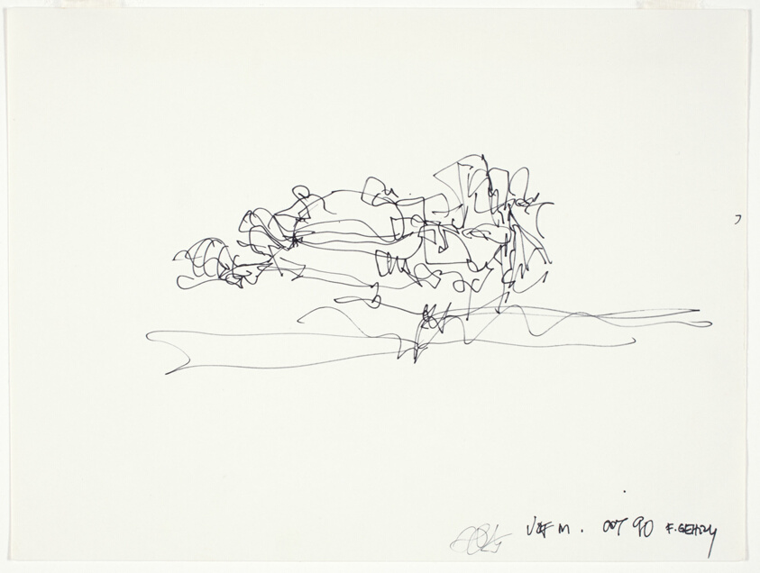 Frederick R. Weisman Art Museum, Minneapolis, Minnesota, Concept Sketch