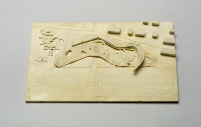 Giant Interactive Group, Shanghai, China, Massing Study Model with Sketches (VIII)
