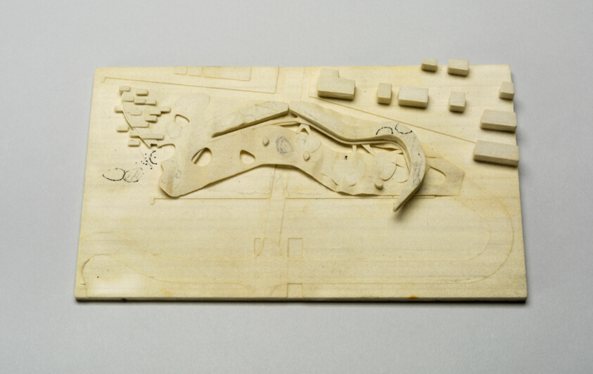 Giant Interactive Group, Shanghai, China, Massing Study Model with Sketches (VIII)