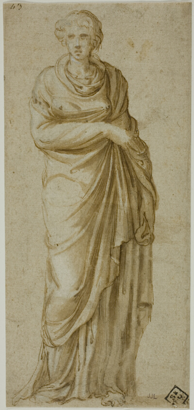 Standing Draped Female Figure