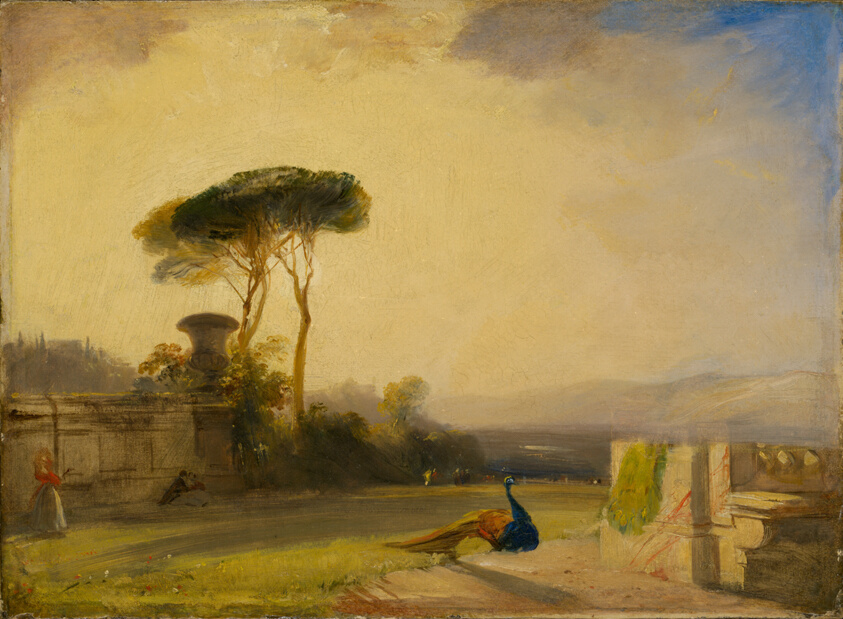 View on the Grounds of a Villa near Florence